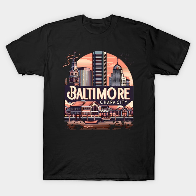 baltimore T-Shirt by AOAOCreation